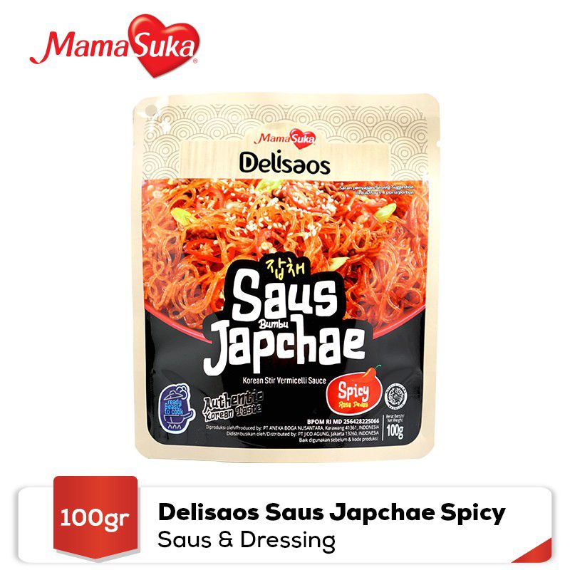 

Delisaos Saus Japchae Hot Spicy 100g