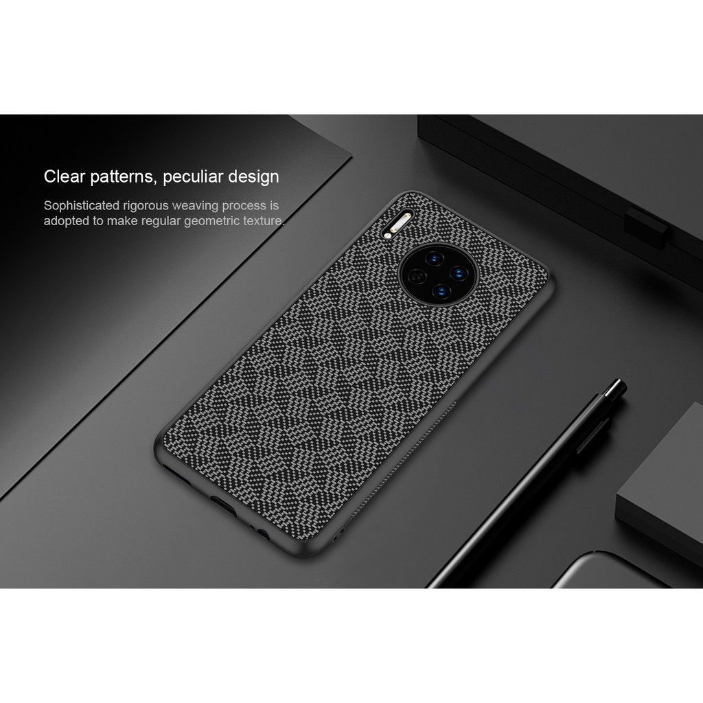 Hard Case Huawei MATE 30 Nillkin Synthetic Fiber Plaid Casing Original