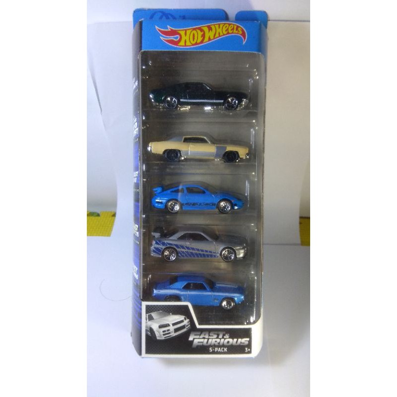 Hot Wheels Giftpack isi 5 Fast And Furious
