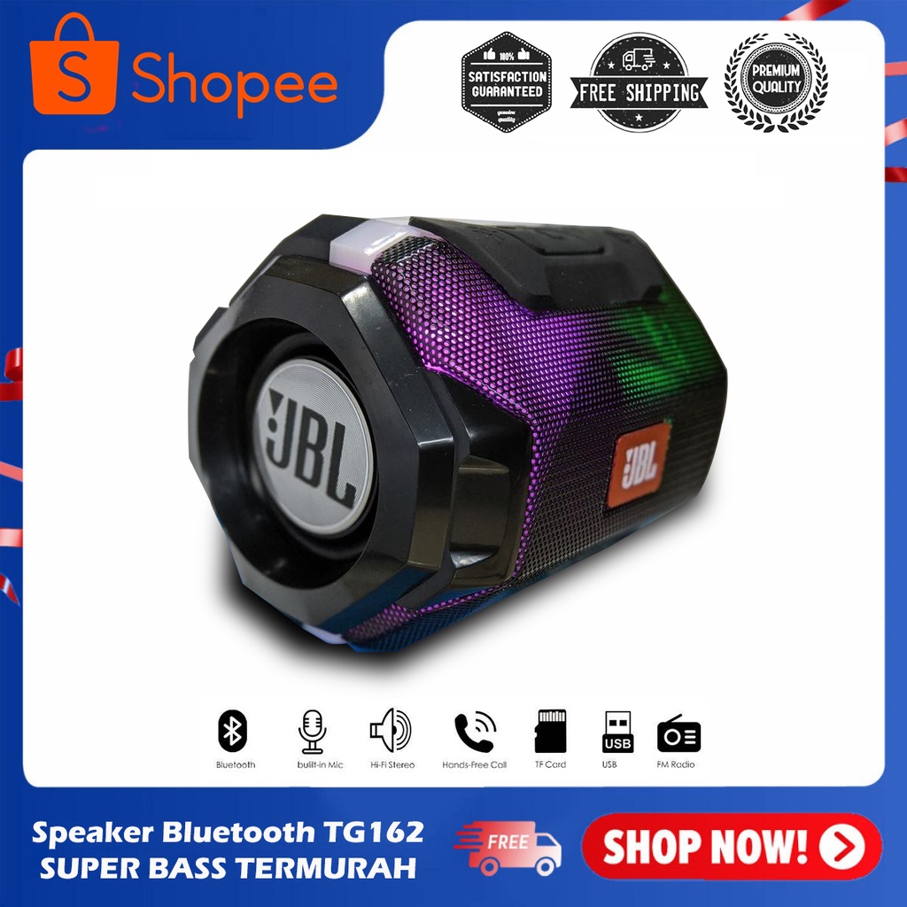 Speaker Bluetooth JBL TG162 SUPER MEGA BASS + GRATIS RINGSTAND