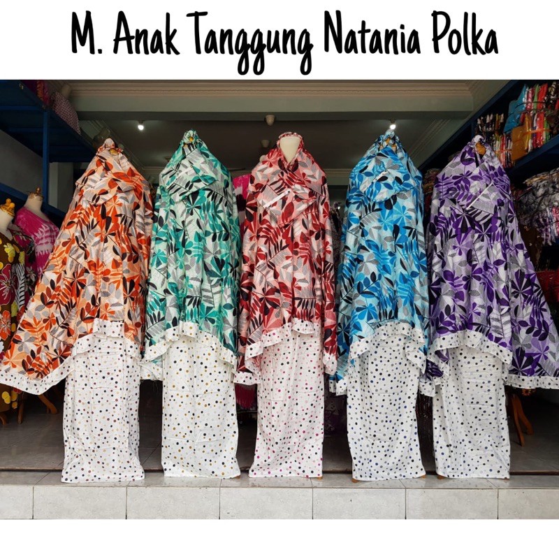 7-12 Tahun Mukena Anak Tanggung Motif Rayon Super Grosir - Ecer