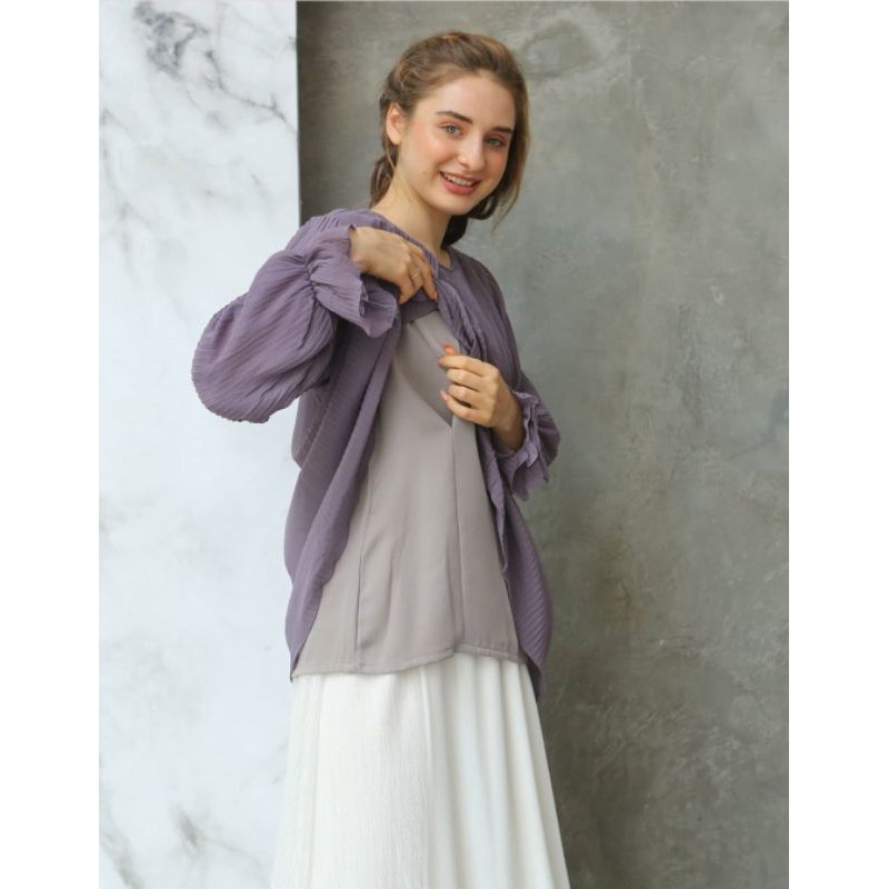 Preloved Noya Pleats Lavender S by D'amora