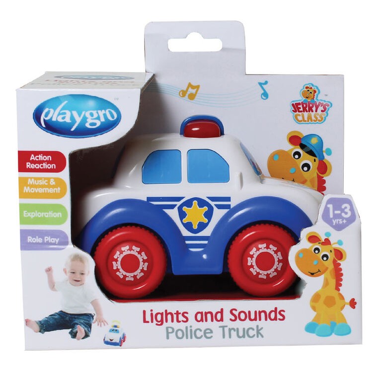 Playgro Light And Sound Police Car - Mainan Bayi