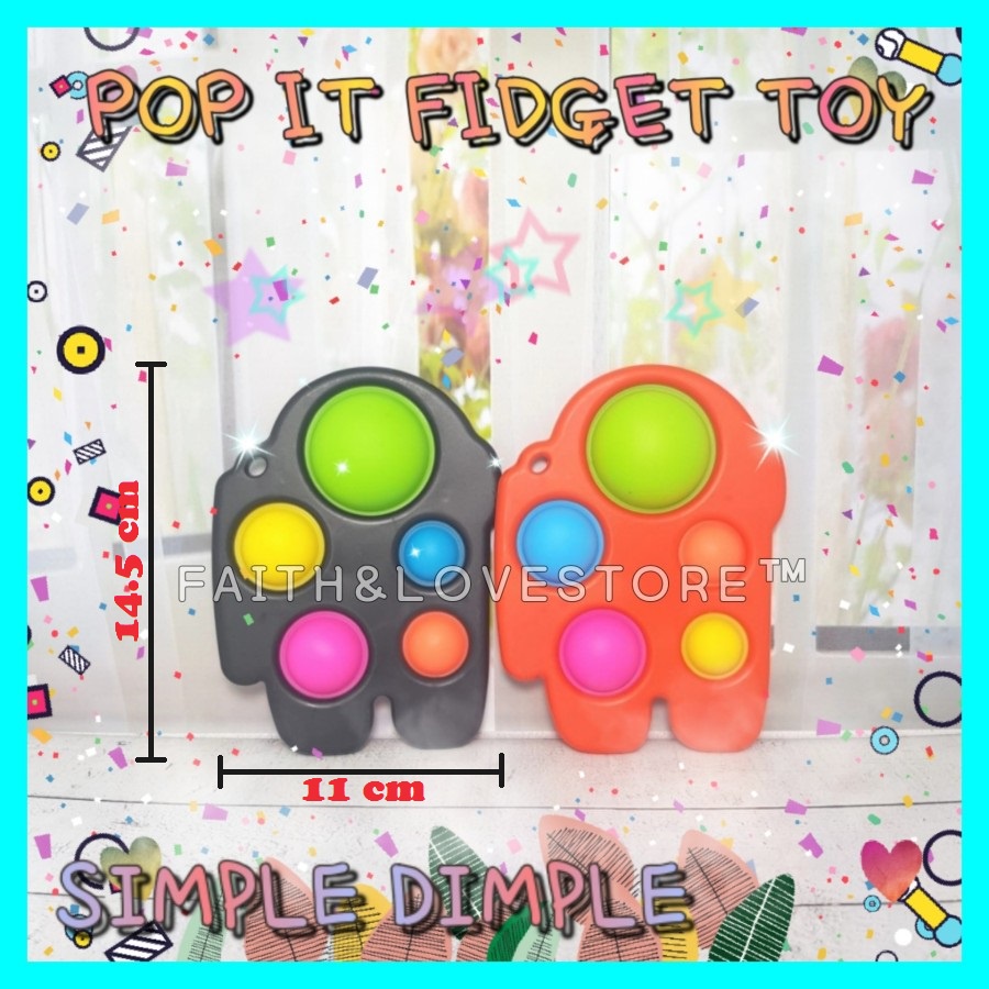 Jual Pop It Fidget Toy Murah Anak VIral 