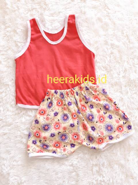 Setelan Anak Model Kutung/Singlet Umur 0-2 Tahun-5