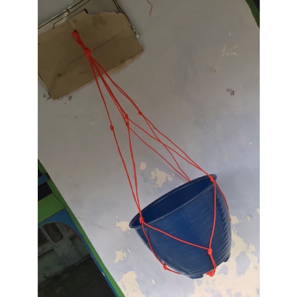 TERMURAH TALI POT GANTUNG MERAH 80CM TALI TAMBANG POT GANTUNG 2MM