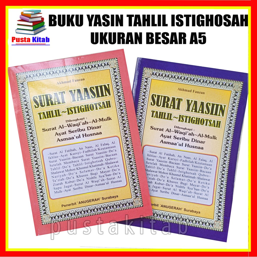 BUKU YASIN BESAR ARAB DAN LATIN