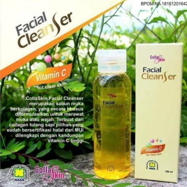 COFC ORI NASA COLAGEN FACIAL CLEANSER , MENGHILANGKAM JERAWAT,KOMEDO ,BOPENG MEMBANDEL