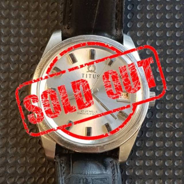 SOLD- Jam tangan manual winding Titus - SOLD