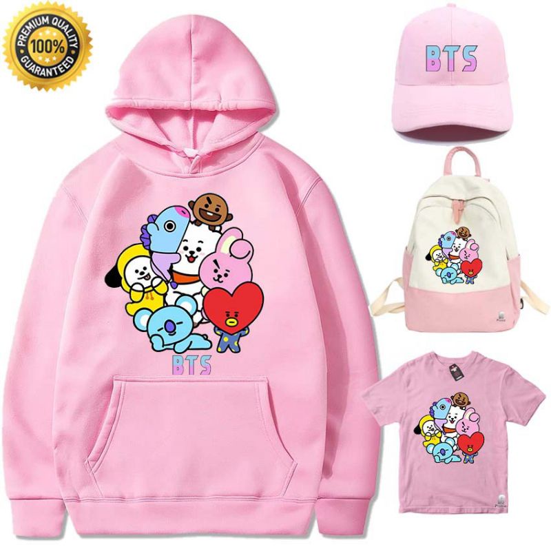 JAKET HOODIE ANAK BTS BAHAN PREMIUM