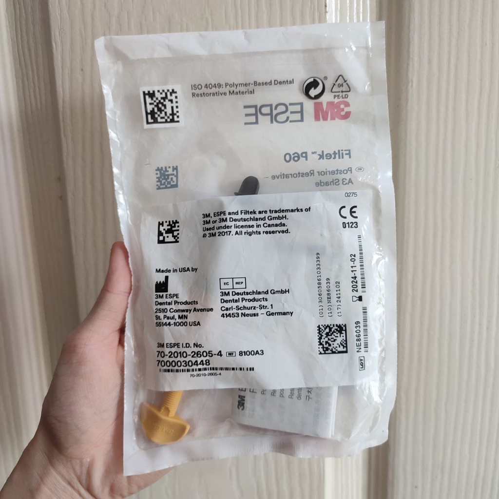 3M Resin Komposit Filtek P60 8100A3 / BAHAN TAMBALAN GIGI