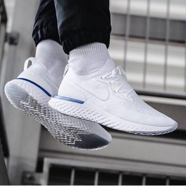 Nike Epic React Flyknit Full White Premium