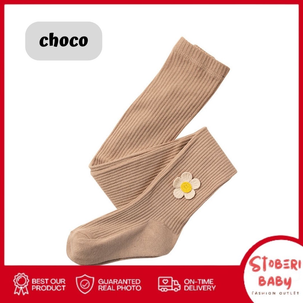 PUNCAK 3.3 stoberi baby - LEGGING PRECIOUS FLO Legging tutup kaki bayi /legging bayi import motif bunga baru