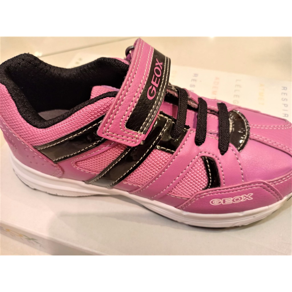 Sepatu Geox Respira sneakers keds Pink 37 Wanita dan Anak