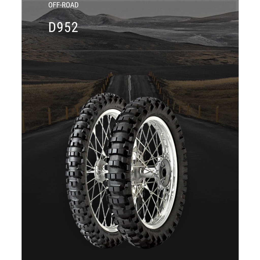 BAN DUNLOP 100 100 18 BELAKANG D952 ADVENTURE CROSS TRAIL KLX CRF WR KTM YZ