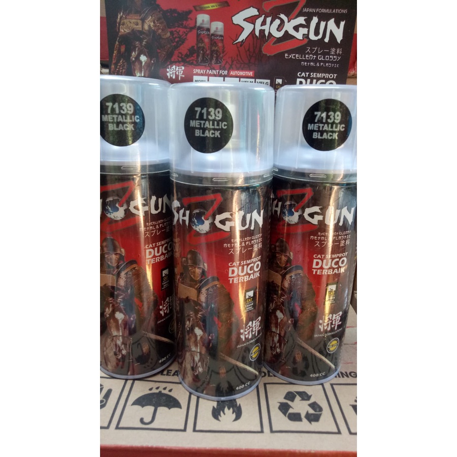 pilox pilox cat semprot duco shogunz pilok shogun metallick black 7139 400cc hitam metalik