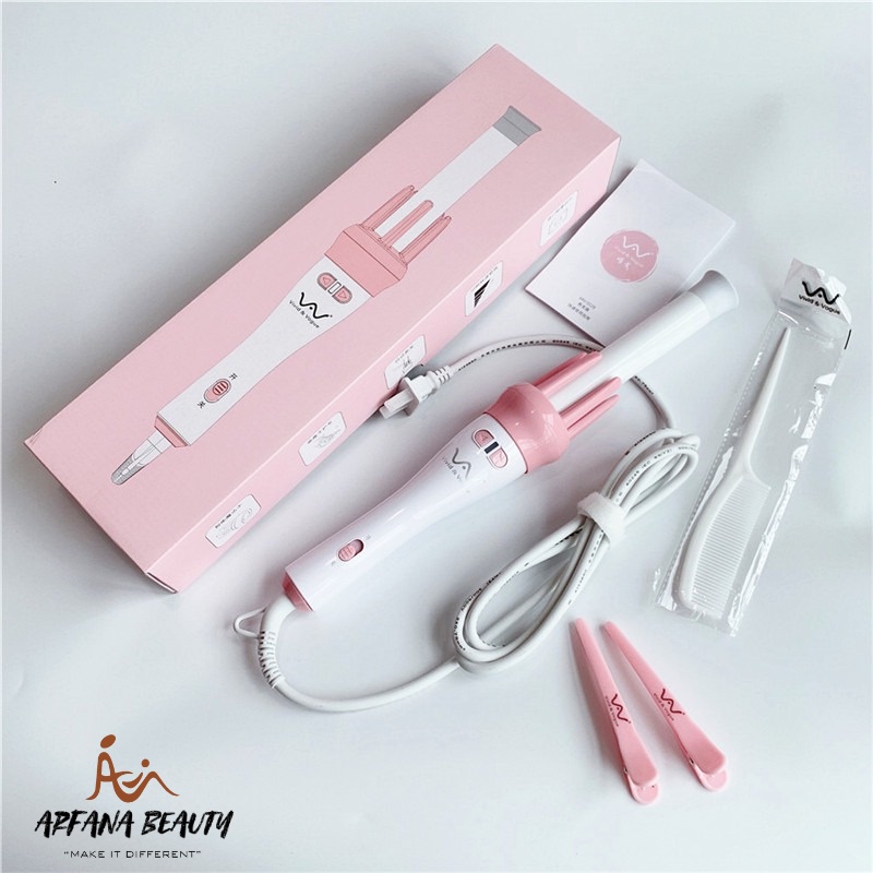 Catok Keriting Vivido &amp; Vogue Magic Automatic Hair Curler Catokan Keriting Rambut Catok Curly