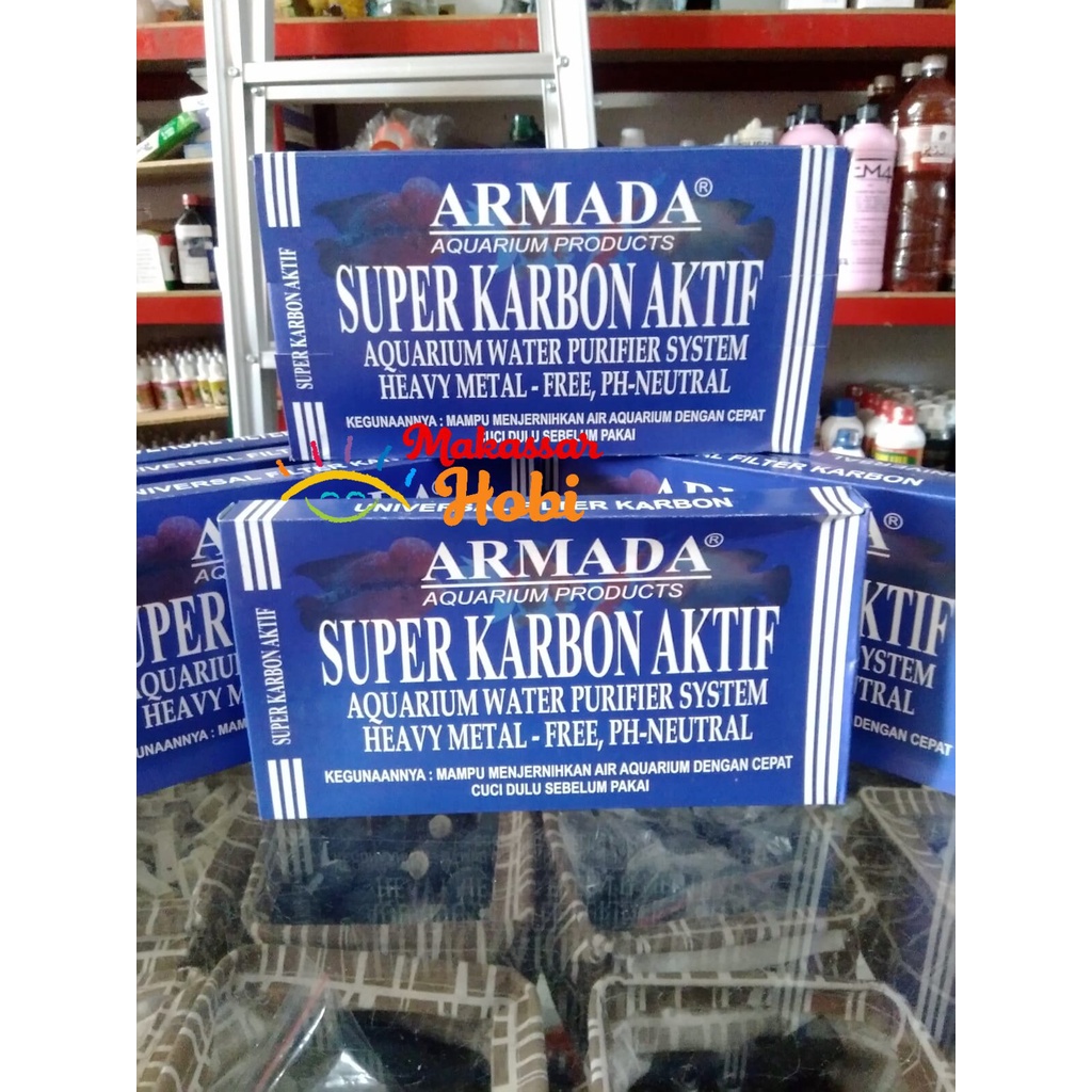 Carbon Super DUS Karbon Aktif Media Filter Aquarium Akuarium Ikan Hias