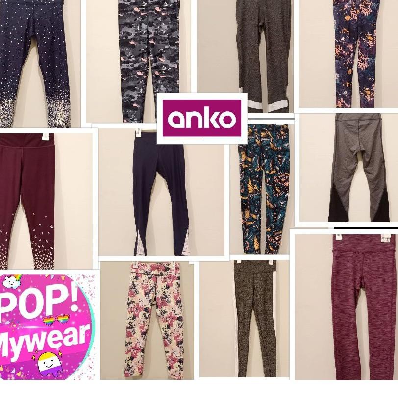 DRQ LEGGING ANAK PEREMPUAN SPORT PMYWEAR ANKO 4-16Y / LEGGING ANAK SPORT / LEGGING HI WAIST ♦A8