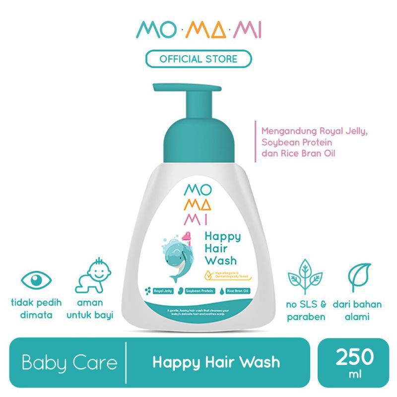 Momami Happy Hair Wash 250ml/ shampo