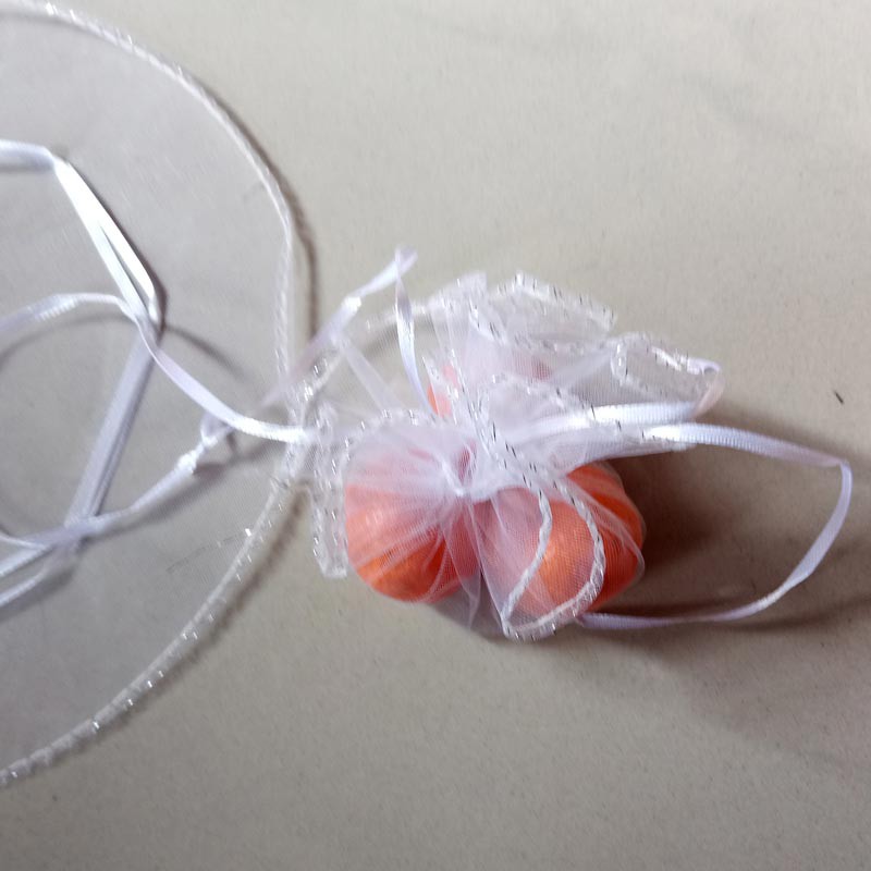 

Organza Bag Round, Kantong Serut Organza Bulat