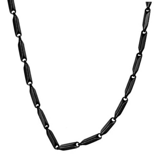 Kalung Pria Titanium Hitam