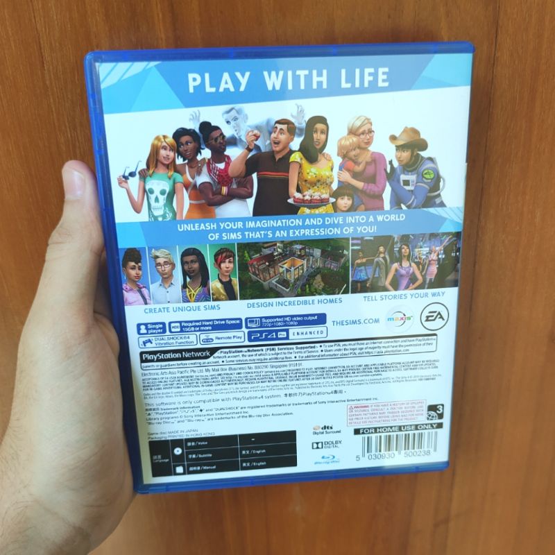 Kaset The Sims 4 PS4 Playstation 4 Thesims Sims4 Thesims4 CD BD Game Games PS Playstation4 5 sim Games Region 3 Asia Reg 3 memasak masak cooked cook keluarga anak