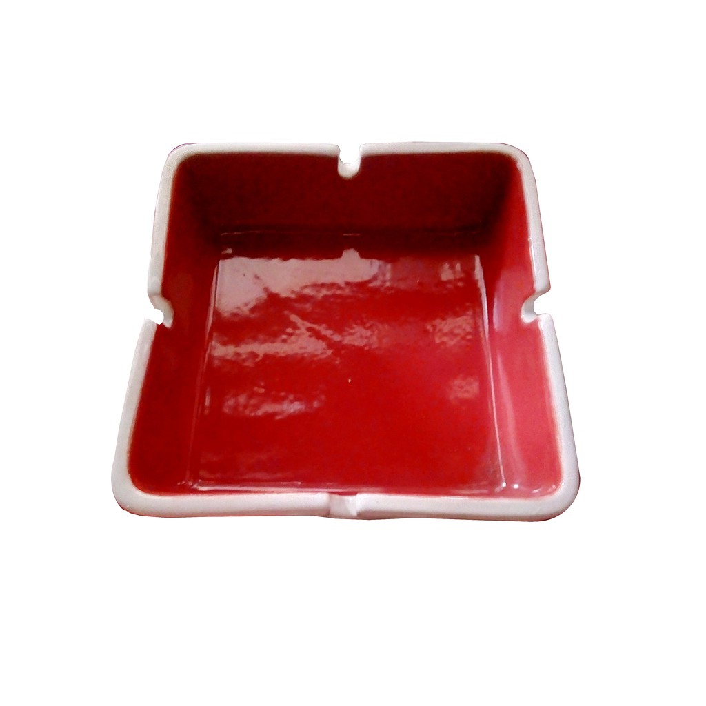 Asbak Kotak Keramik Besar