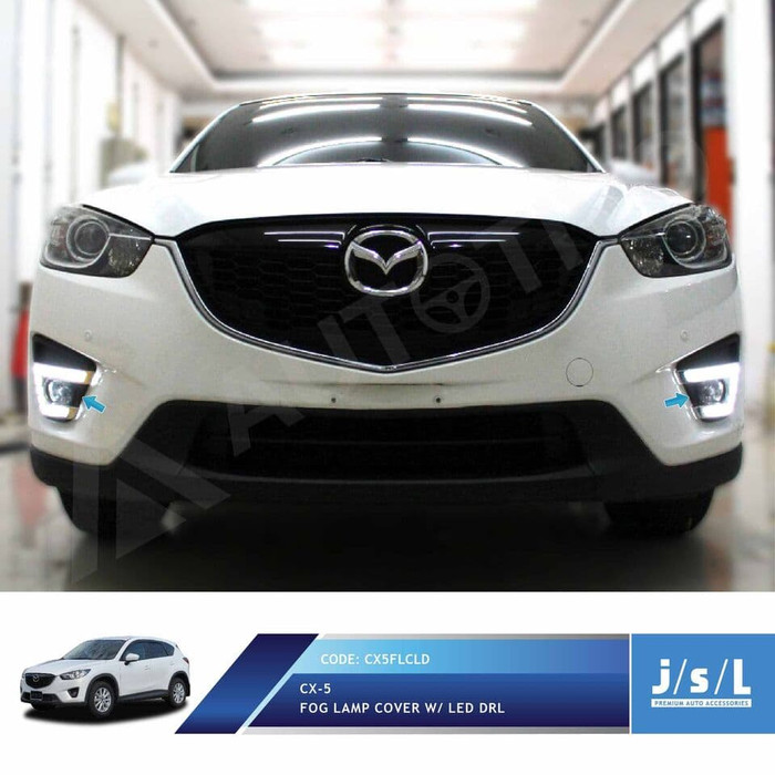 Drl Led Mazda Cx5 Fog Lamp Cover Drl Clear Sale