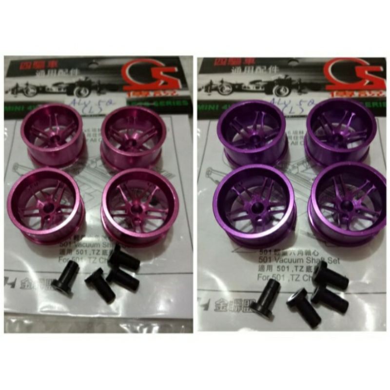 Rep Tamiya HG Aluminium Wheel / Velg ALU 5 L