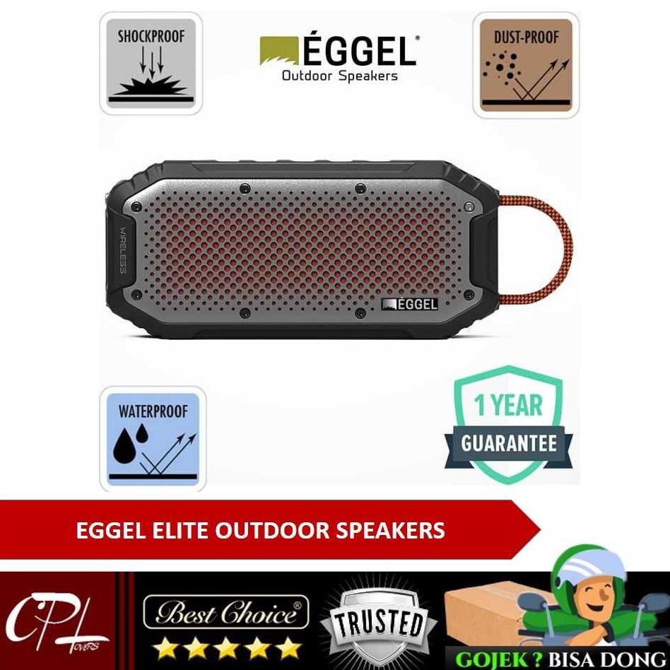 Terbaru Eggel Elite Waterproof Portable Bluetooth Speaker Original