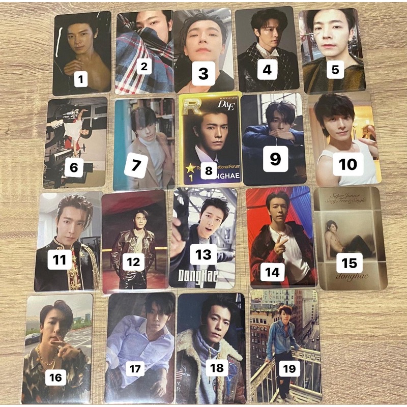 PC Photocard Donghae Super Junior