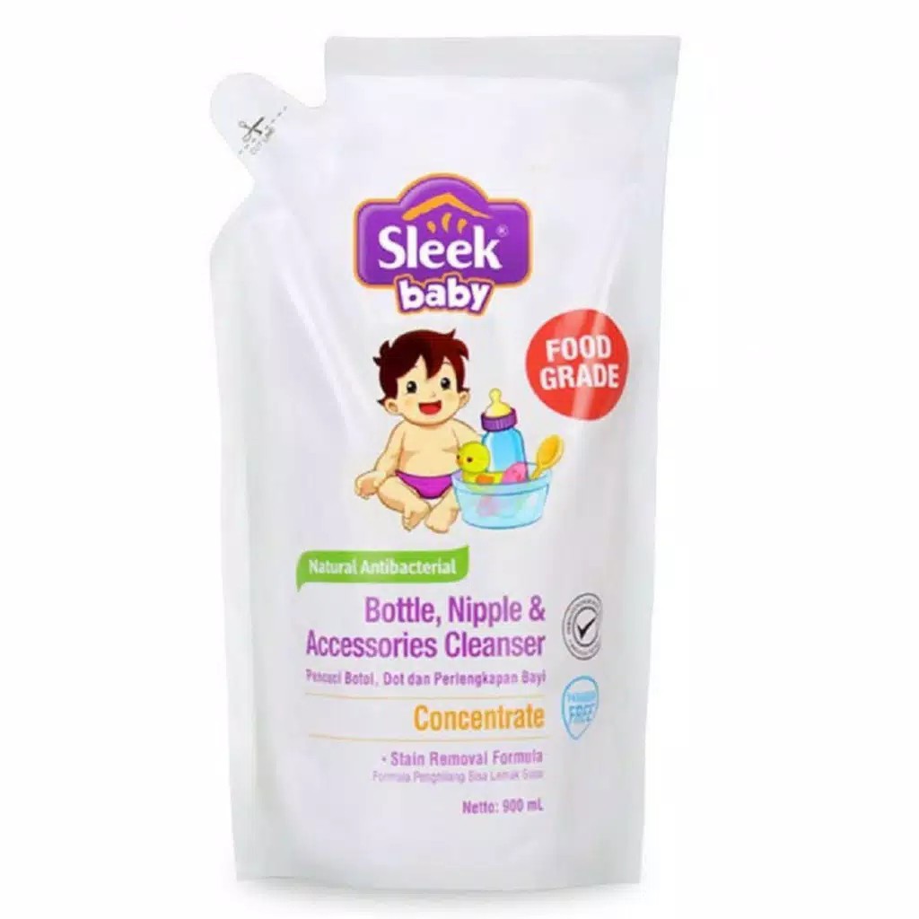 SLEEK BABY  MURAH LIQUID CLEANSER / LAUNDRY DETERGENT PEMBERSIH BOTOL / SABUN CUCI BAJU