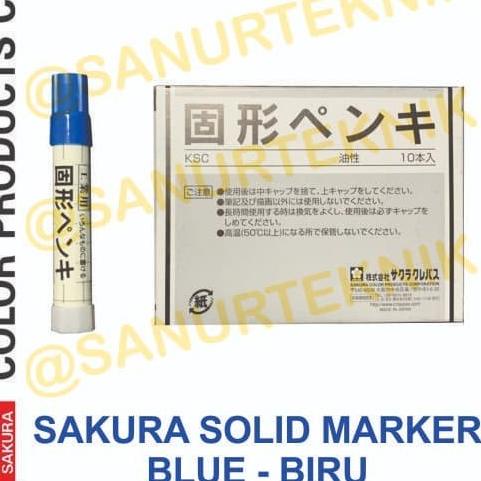 

✸ Solid Steel Marker/ Spidol Penanda Besi Baja Permanen Sakura BIRU ♀