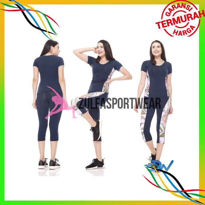 OLAHRAGA BAJU SENAM AEROBIK SET BAJU OLAHRAGA JUMBO WANITA BAYAR COD