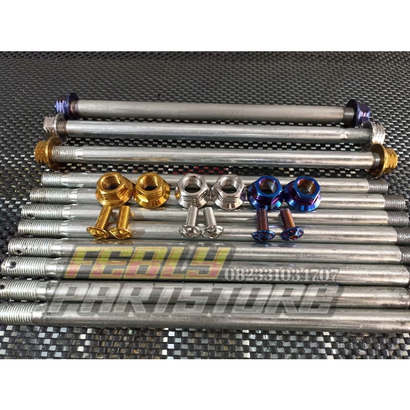 AS RODA BELAKANG PROBOLT BAUT PROBOLT AS RODA BELAKANG AS RODA PROBOLT CB GL MEGAPRO GL100 RX KING P