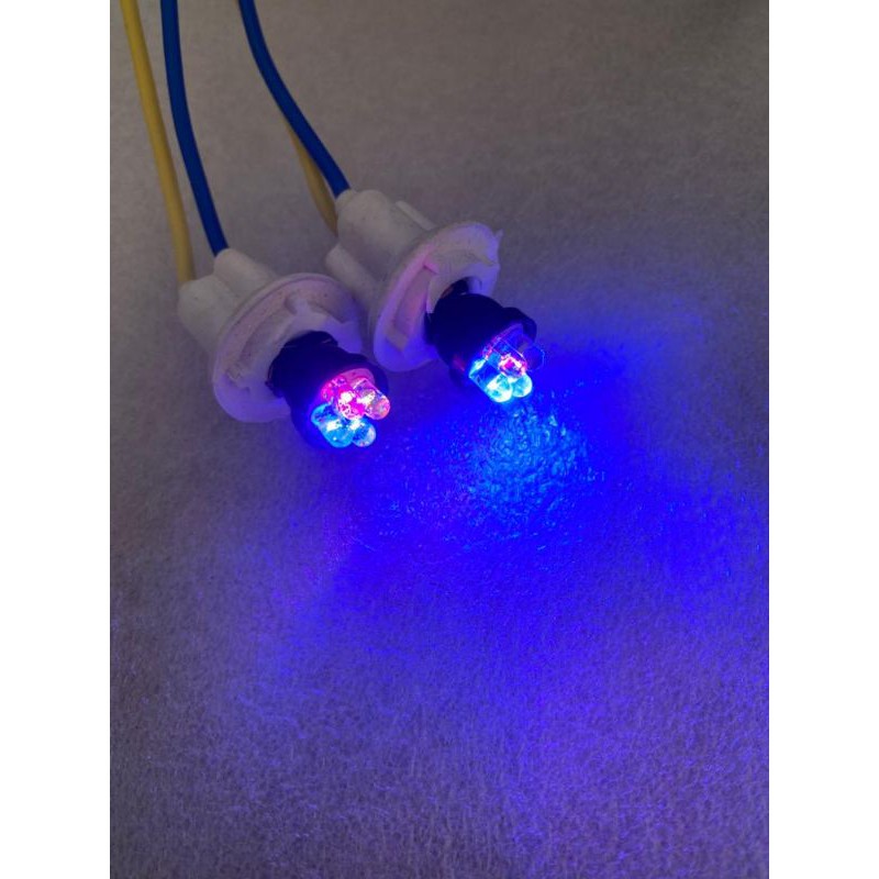 lampu senja t10 12 volt nyala rgb putar