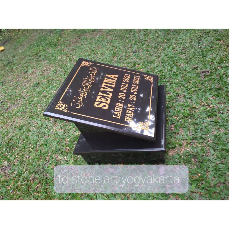 NISAN MAKAM/KIJING MAKAM ANAK/BAYI MINIMALIS UKURAN P.20 L.20 T.18 FREE PACKING KAYU