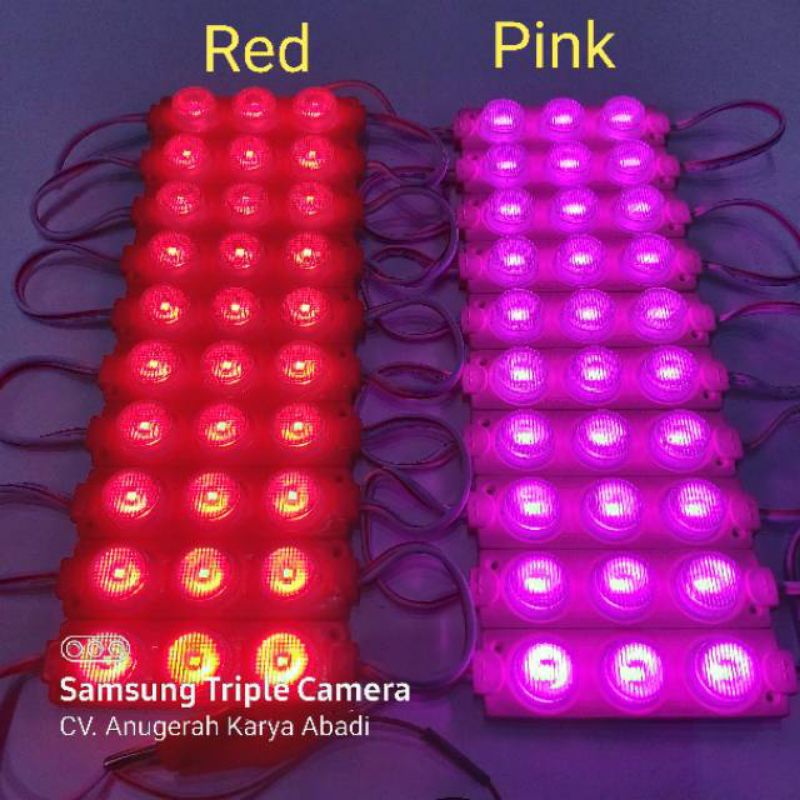 Gratong Lampu Led Kolong Bulat Modul 3 Mata & 6 Mata 12 Volt & 24 Volt Waterproof Motor Mobil