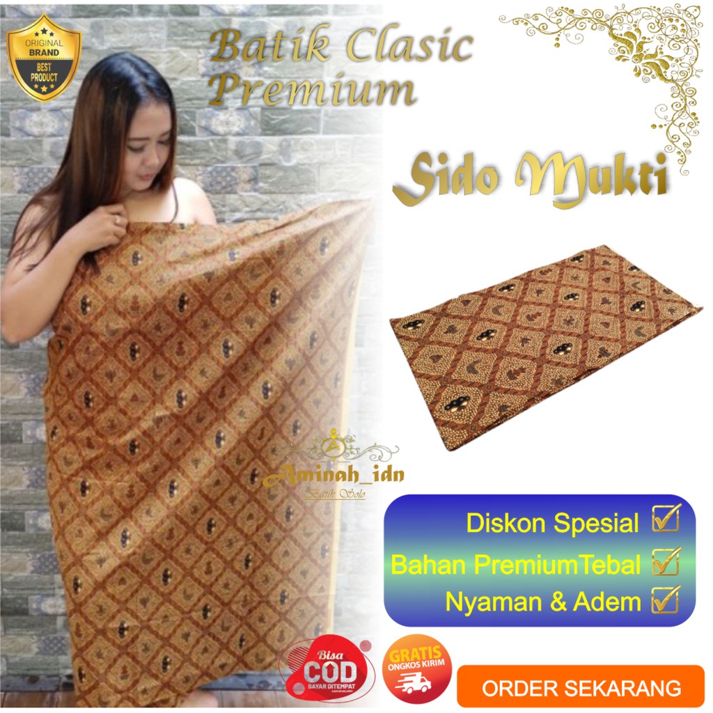 Kain Jarik Batik Sidomukti Coklat Jarik Batik Jogja Kain Jarik Seserahan Manten Bawahan Kebaya Murah