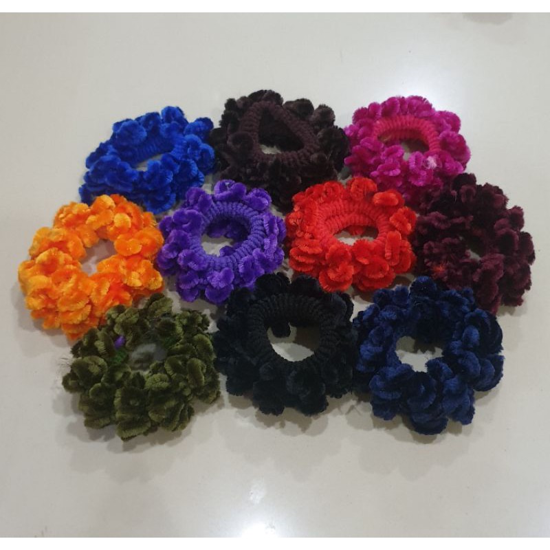 SCRUNCHIE UBUR UBUR IMPORT PREMIUM CEPOL HIJAB