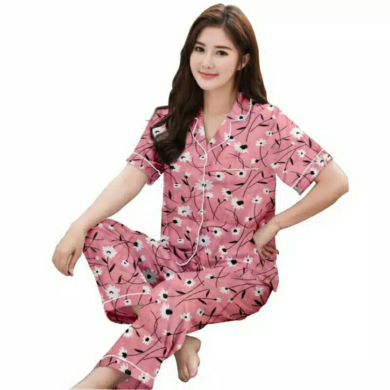 Piyama tidur/baju tidur katun jepang