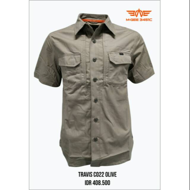 MGEE Kemeja Outdoor Travis C 002 Olive