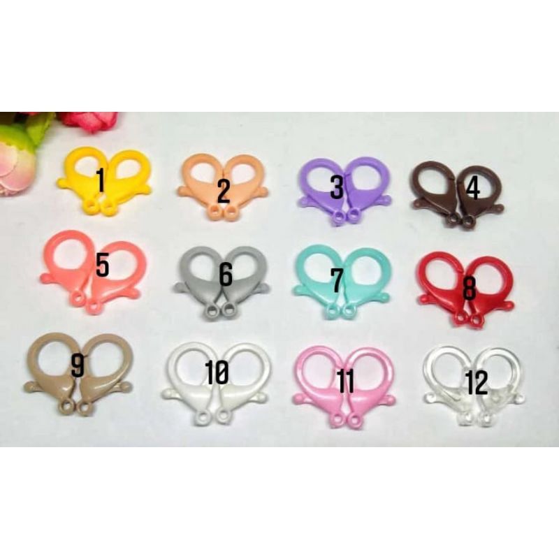 Kokot udang plastik 25mm