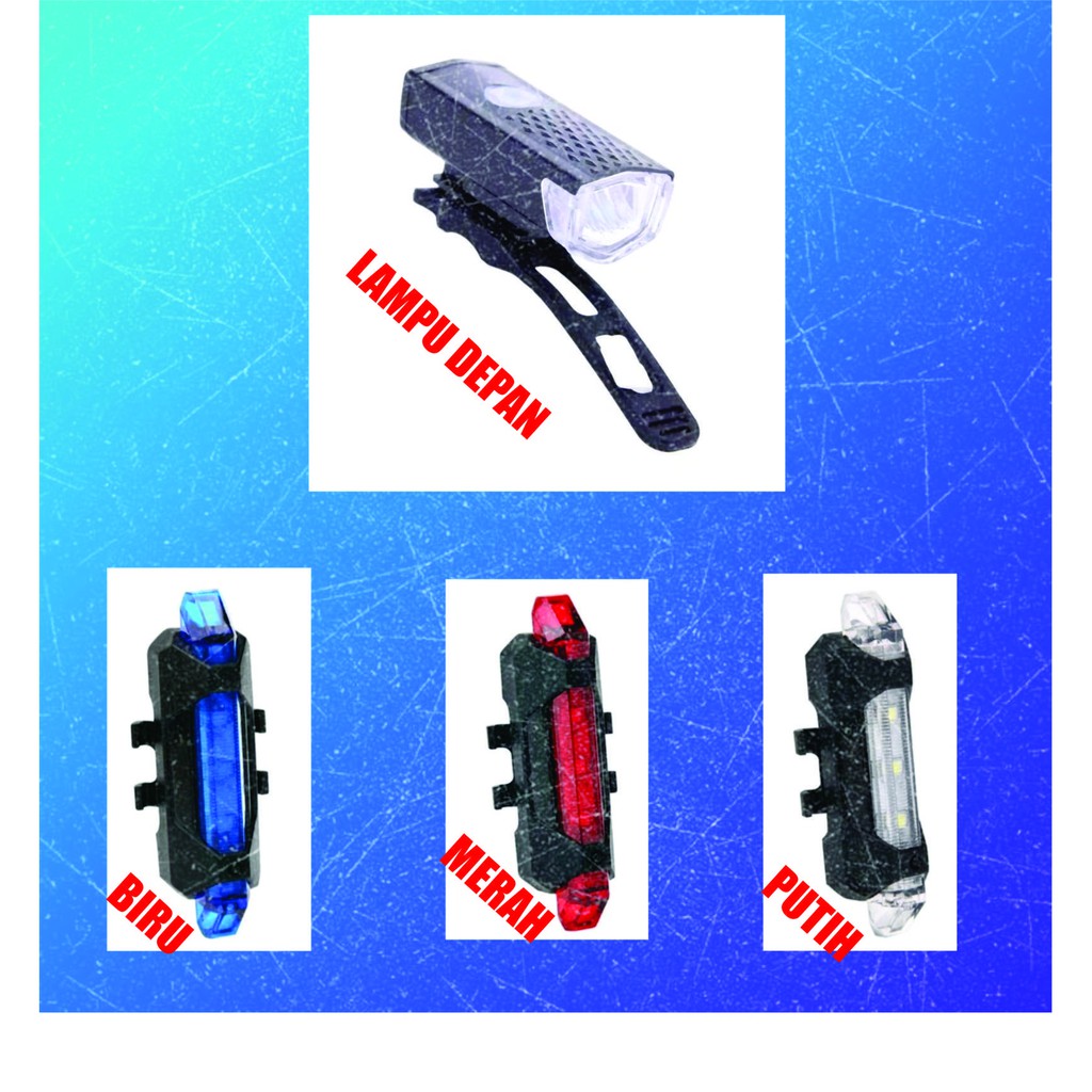 LAMPU SEPEDA MTB SEPEDA GUNUNG LAMPU LED