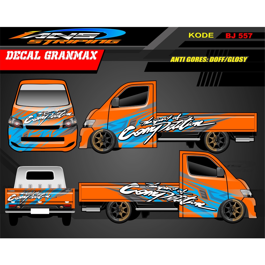 STIKER MOBIL GRANMAX PICK UP / DECAL MOBIL GRANMAX CARRY L300