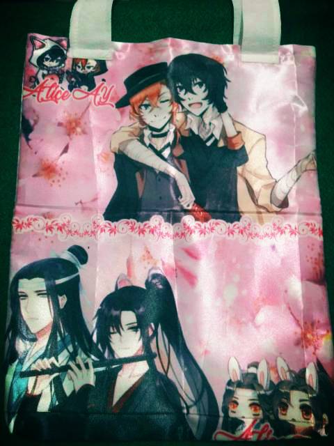 Totebag Custom gambar Suka-suka Anime