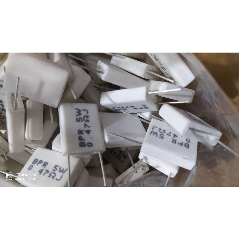 RESISTOR NOBEL 5W 0,47 ohm