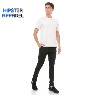 HIPSTER celana  chino  panjang pria warna  HIJAU  ARMY GREEN 