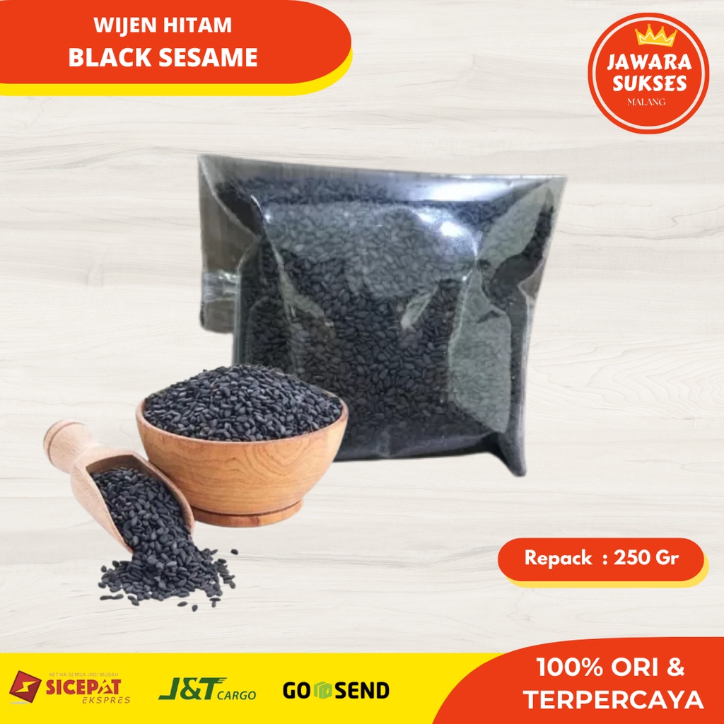

Biji Wijen Hitam 250gr | Black Sesame Seed